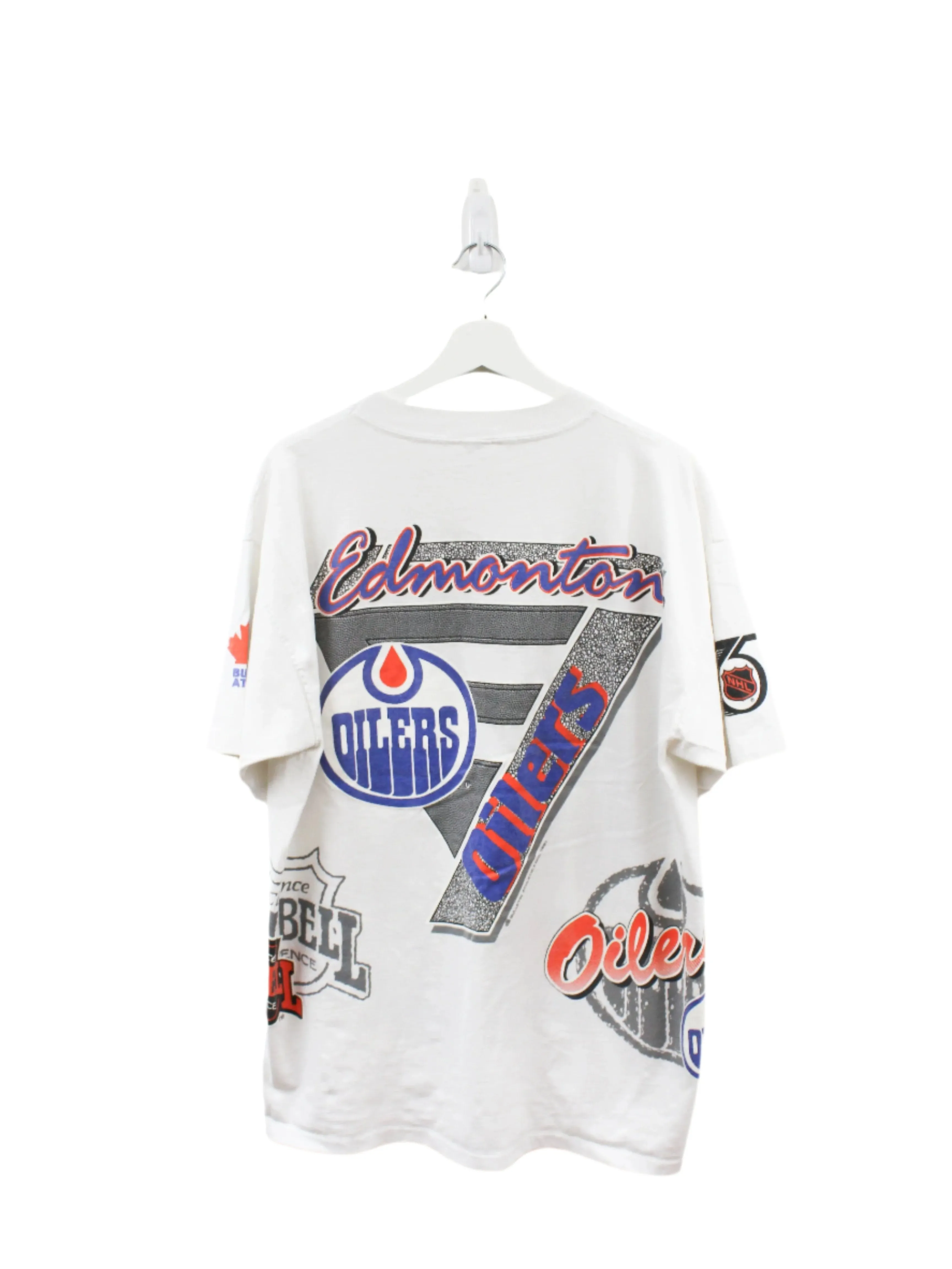 Z- Vintage 1991 Oilers NHL Jumbo Print Single Stitch Tee sold by HG Vintage product image thumbnail 3