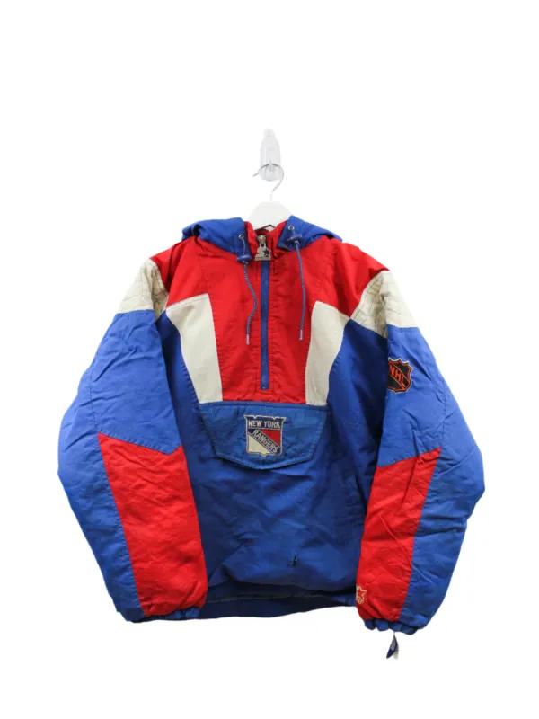 Z- Vintage Rangers NHL Starter Anorak Winter Jacket sold by HG Vintage