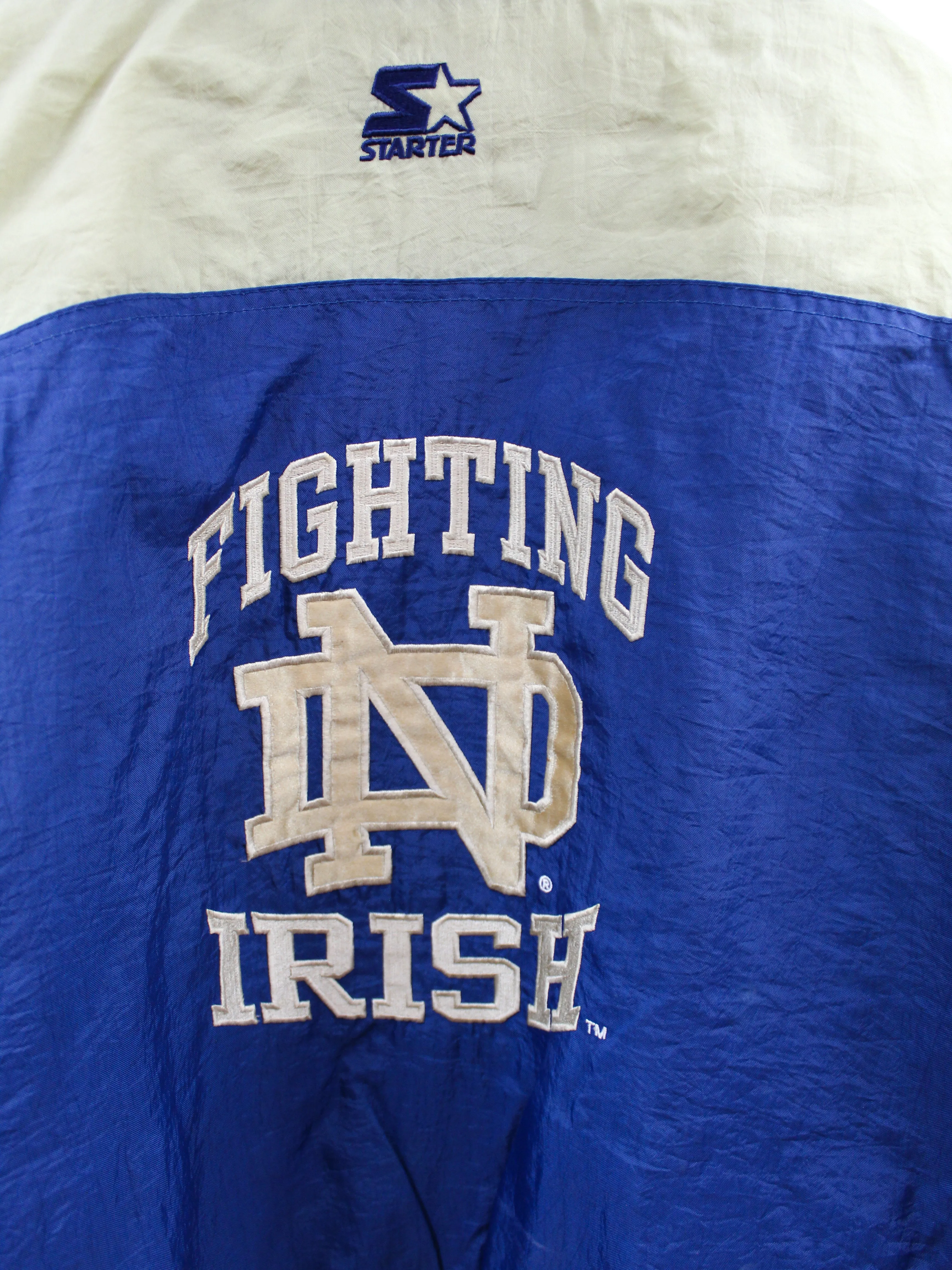 Z- Vintage University Of Notre Dame Starter Anorak Winter Jacket sold by HG Vintage product image thumbnail 4