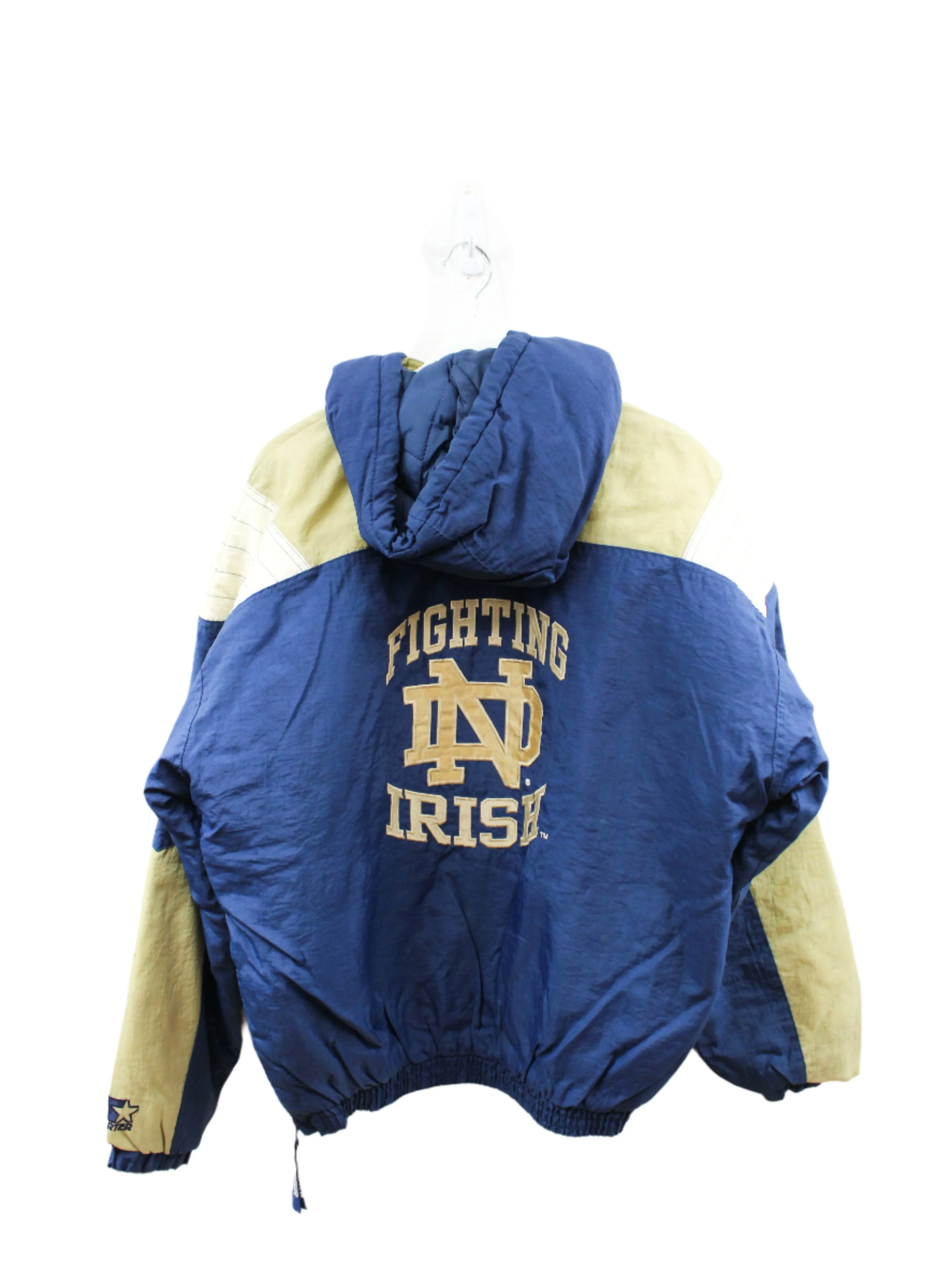 Z- Vintage University Of Notre Dame Starter Anorak Winter Jacket sold by HG Vintage product image thumbnail 3
