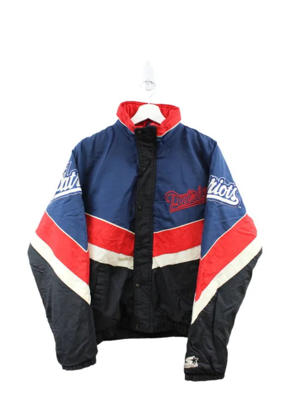 Z- Vintage Patriots NFL Starter Zip Up Winter Jacket made by NFL