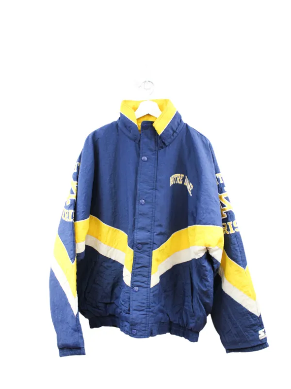 Z- Vintage University Of Notre Dame Starter Zip Up Winter Jacket sold by HG Vintage