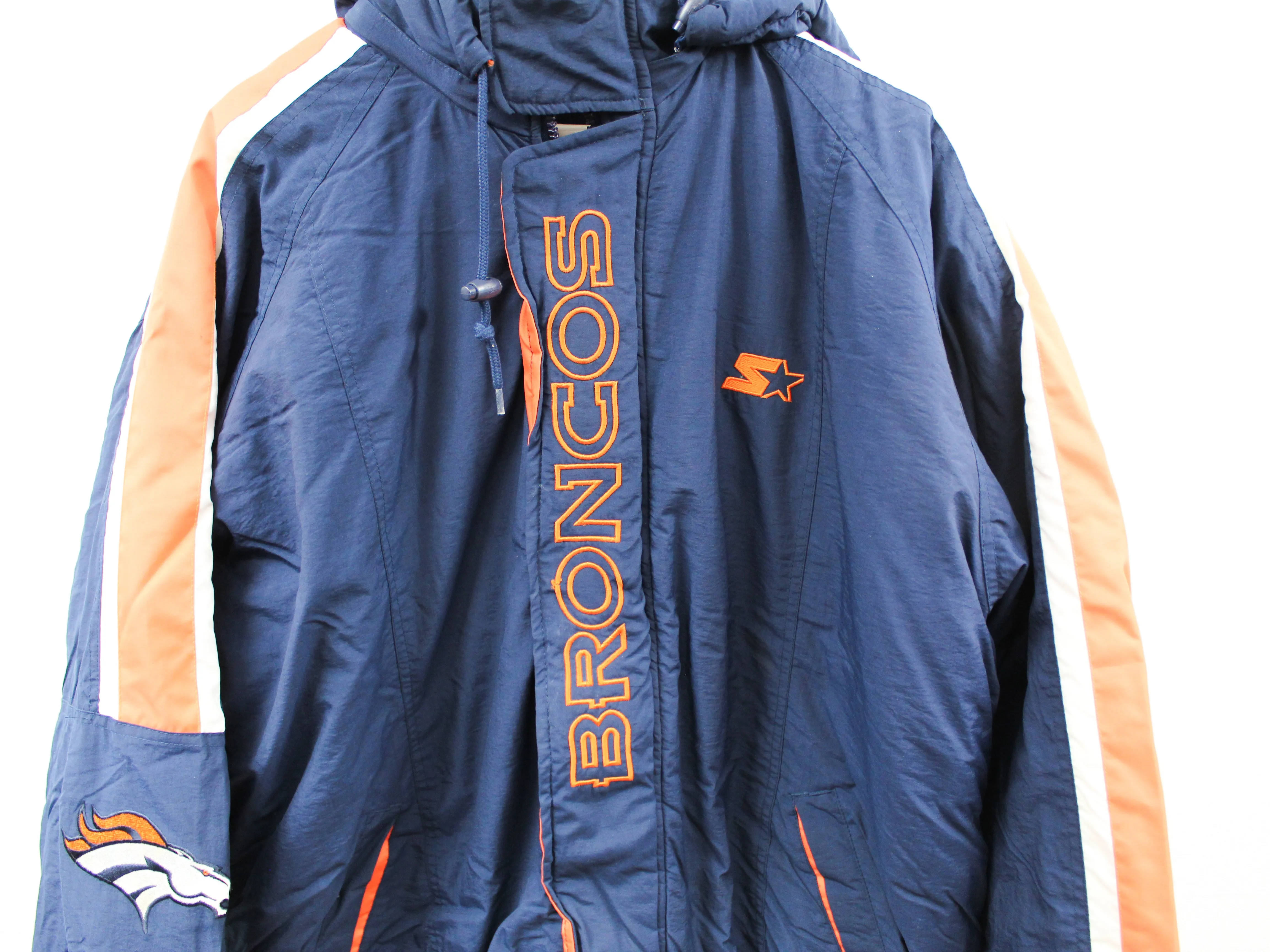 Z- Vintage Broncos NFL Starter Hooded Winter Jacket sold by HG Vintage product image thumbnail 3