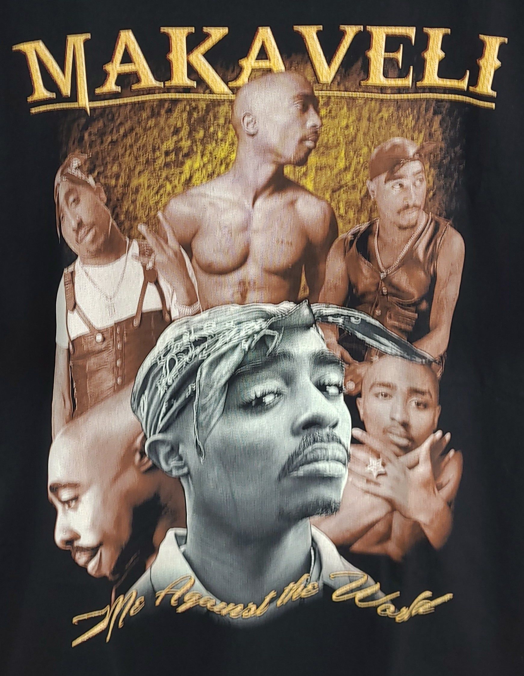 Tupac Me Against the World Hip Hop Bootleg Music Tee sold by HG Vintage product image thumbnail 2