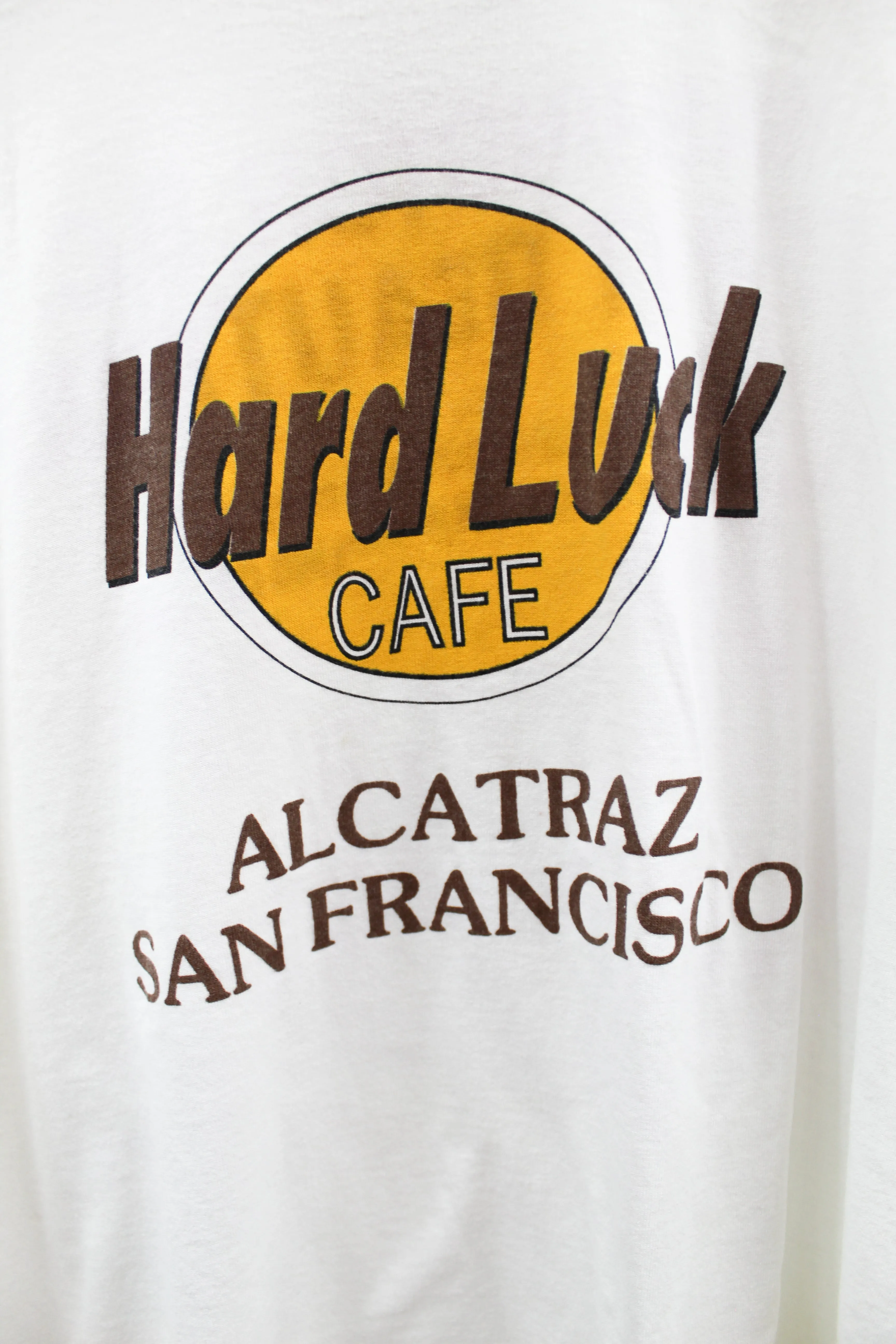 X - Vintage Single Stitch Hard Luck Cafe Alcatraz San Francisco Tee sold by HG Vintage product image thumbnail 2