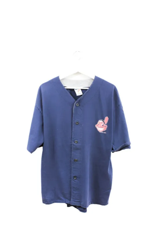 Z - Vintage 1990 MLB Cleveland Indians Baseball Jersey sold by HG Vintage
