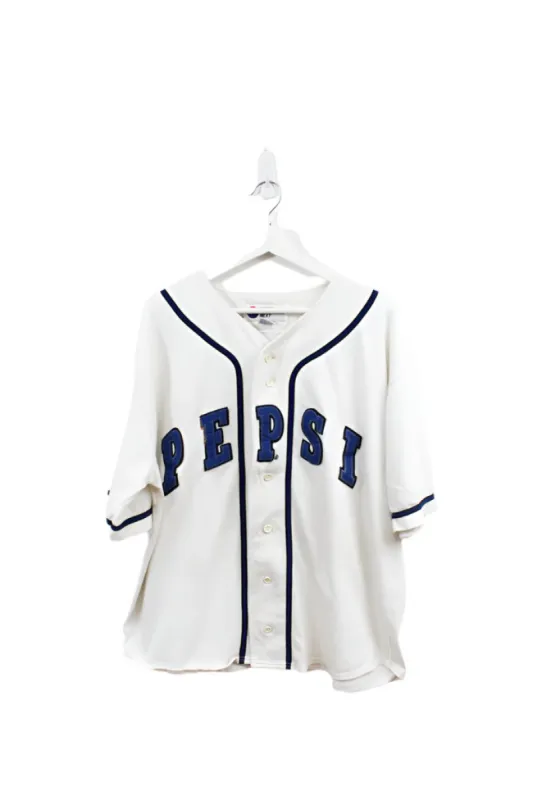 Z- Vintage Pepsi Embroidered Logo Baseball Jersey sold by HG Vintage