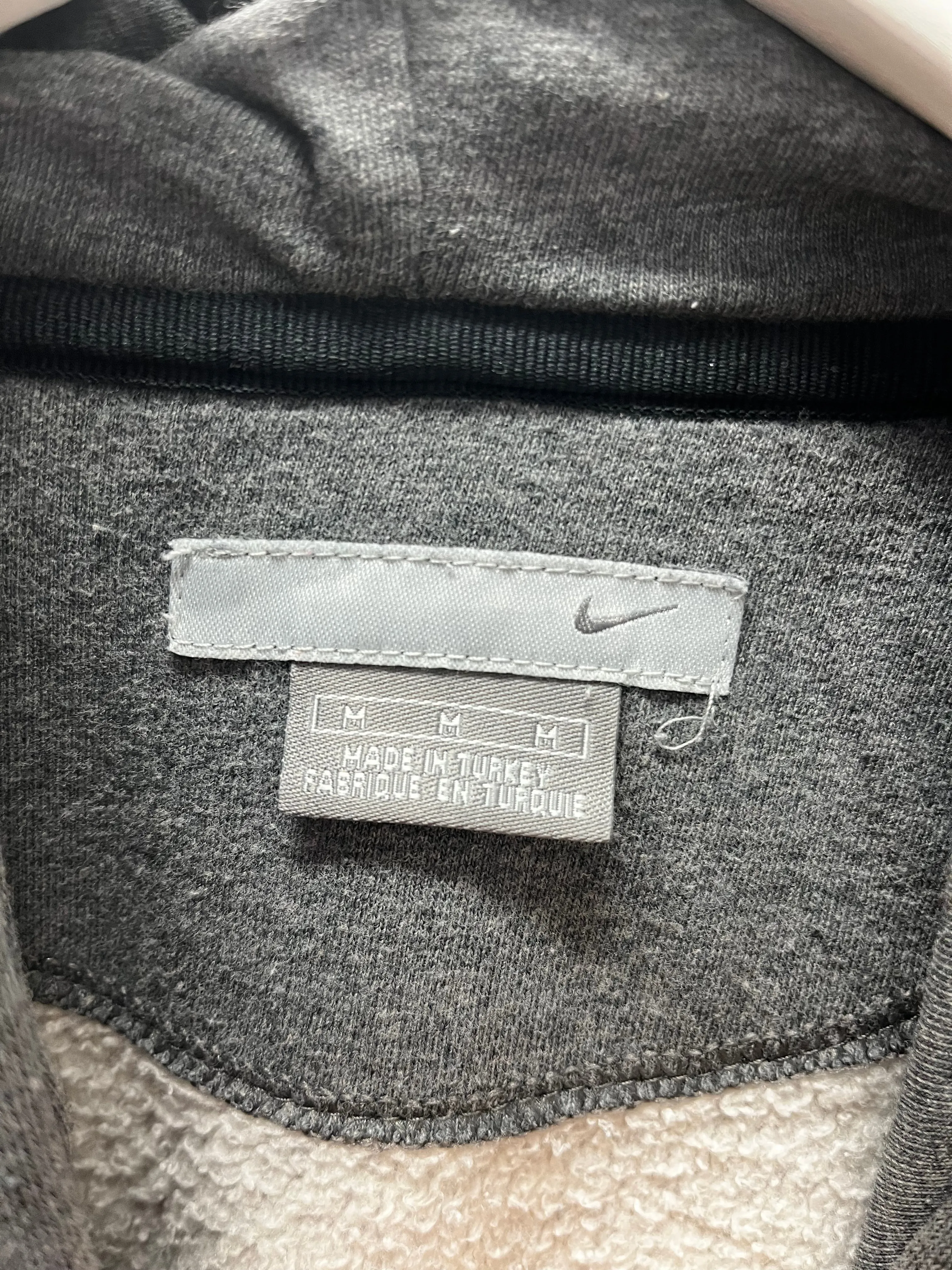 Z- Vintage Nike Chest Mini Swoosh Embroidered Dark Grey Hoodie sold by HG Vintage product image thumbnail 3