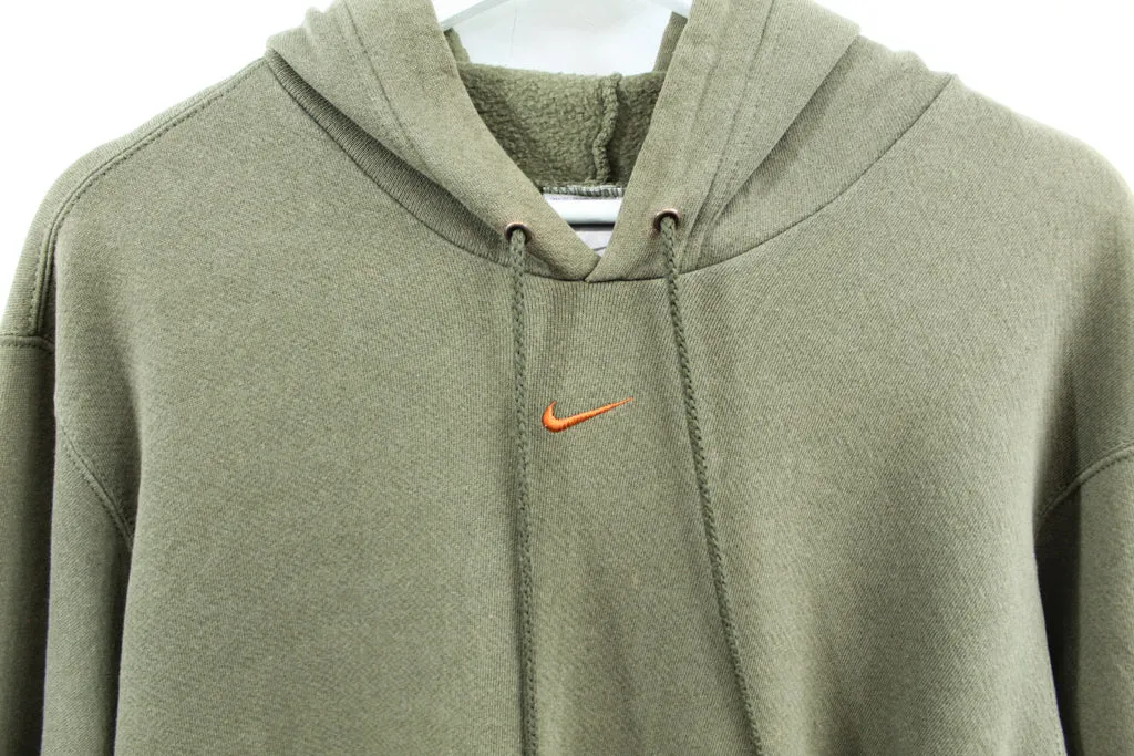 Z- Vintage Nike Center Swoosh Embroidered Olive Hoodie sold by HG Vintage product image thumbnail 2