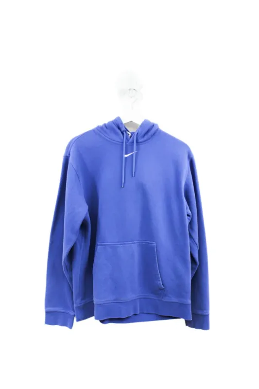 Z- Vintage Nike Center Swoosh Embroidered Blue Hoodie sold by HG Vintage