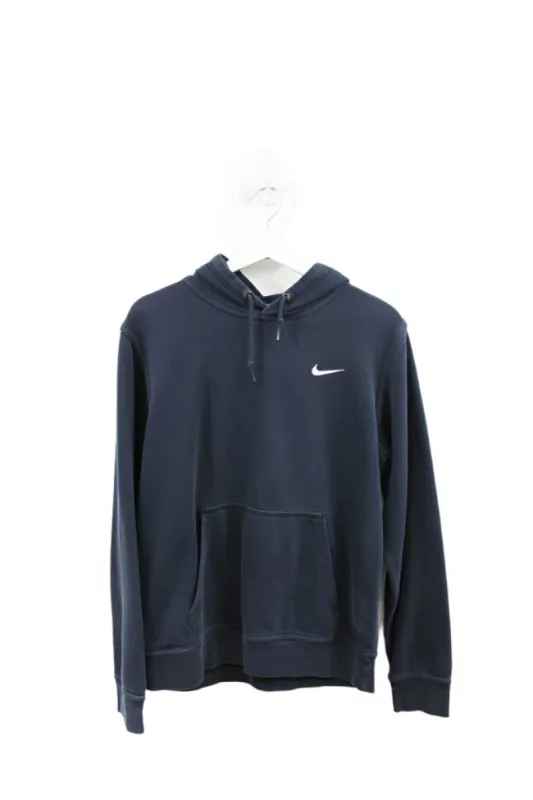 Z- Vintage 90s Nike Mini Swoosh Embroidered Navy Hoodie sold by HG Vintage