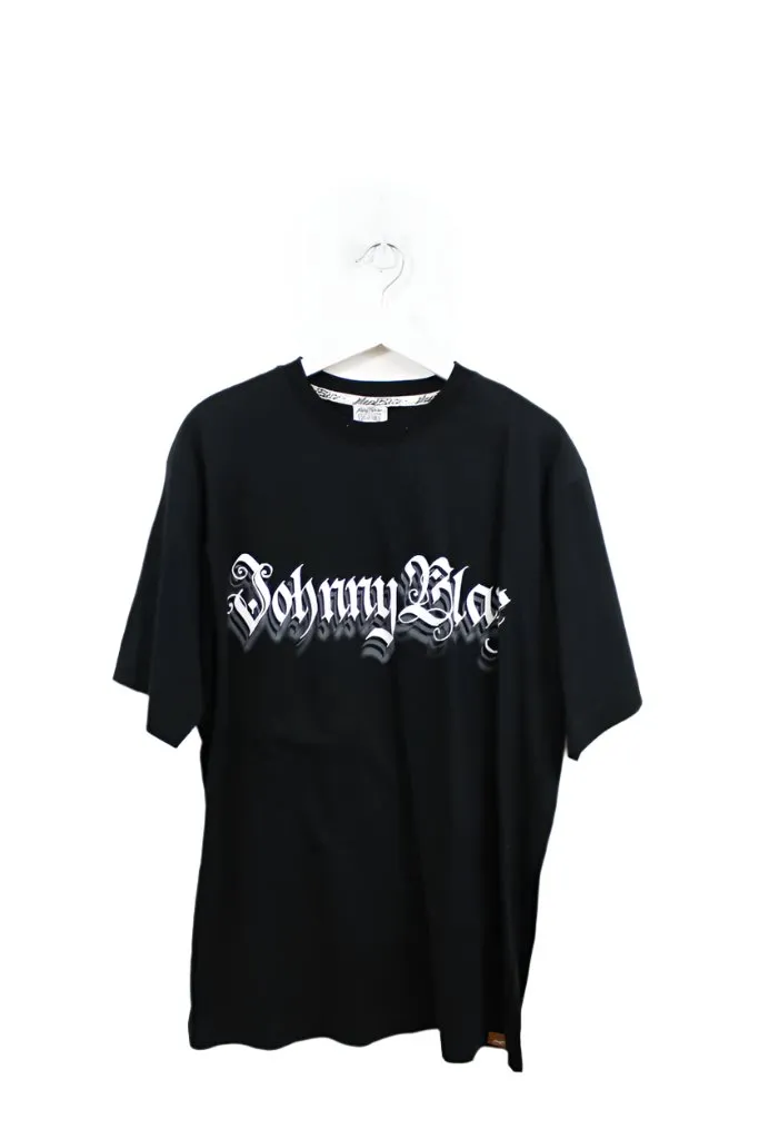Z- Vintage 90s Johnny Blaze Deadstock Sample Text Tee sold by HG Vintage