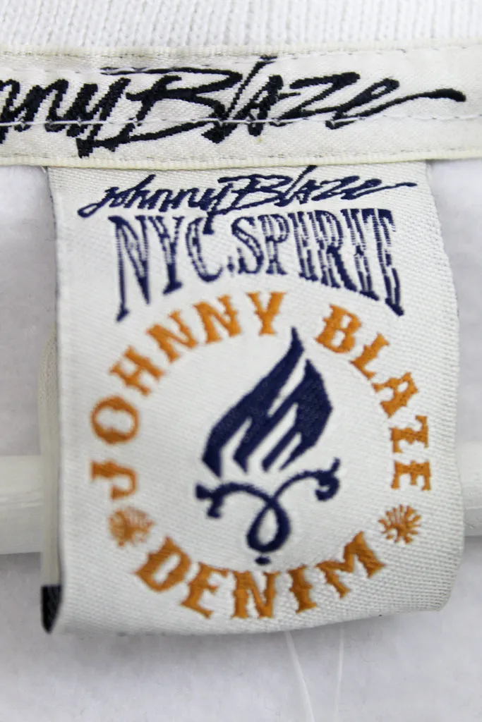 Z- Vintage 90s Johnny Blaze Deadstock Sample Skull & Wings Zip Up Hoodie sold by HG Vintage product image thumbnail 4