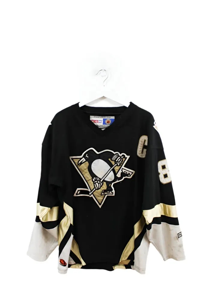 Z- Pittsburgh Penguins Sidney Crosby NHL CCM Jersey sold by HG Vintage