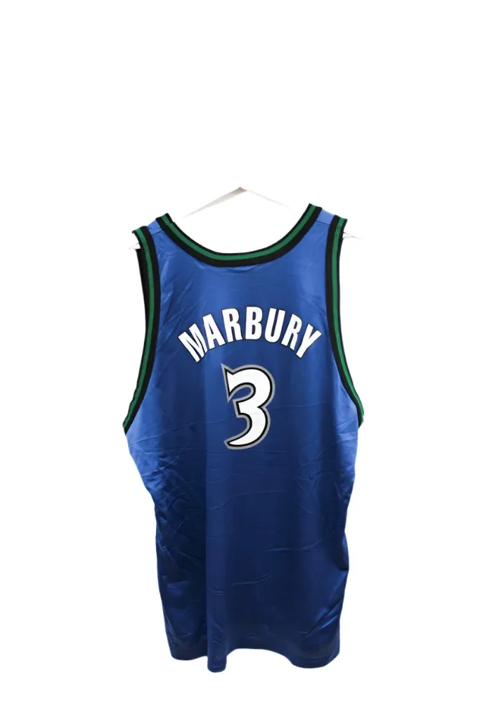 Z- Minnesota Timberwolves Stephon Marbury NBA Champion Jersey sold by HG Vintage product image thumbnail 4