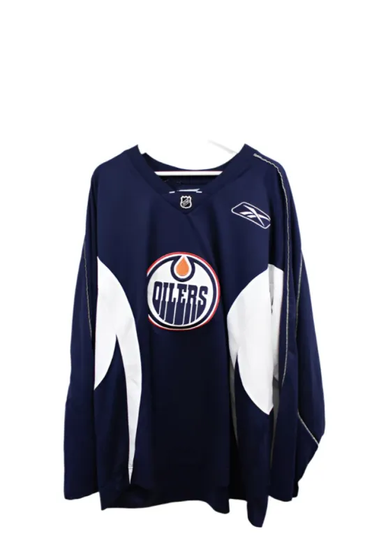 Z- Edmonton Oilers NHL Reebok Practice Jersey sold by HG Vintage
