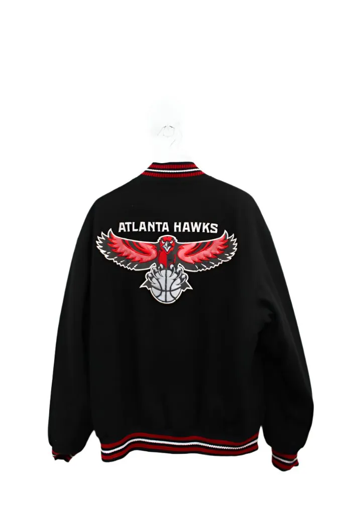 Z- Atlanta Hawk NBA Jeff Hamilton Reversible Bomber Jacket sold by HG Vintage product image thumbnail 3