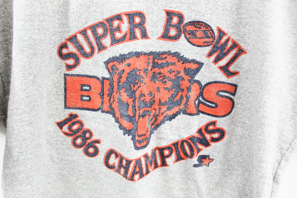 Z- Vintage Chicago Bears 1986 Super Bowl Champs NFL Starter Made In USA Single Stitch tee sold by HG Vintage product image thumbnail 2