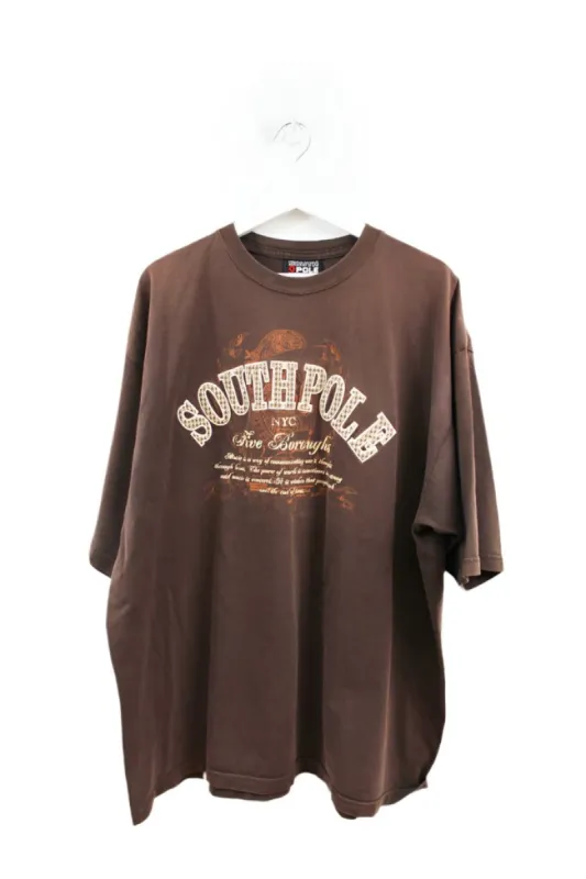 Z- Vintage 90s South Pole Text & Graphic Tee made by HG Vintage