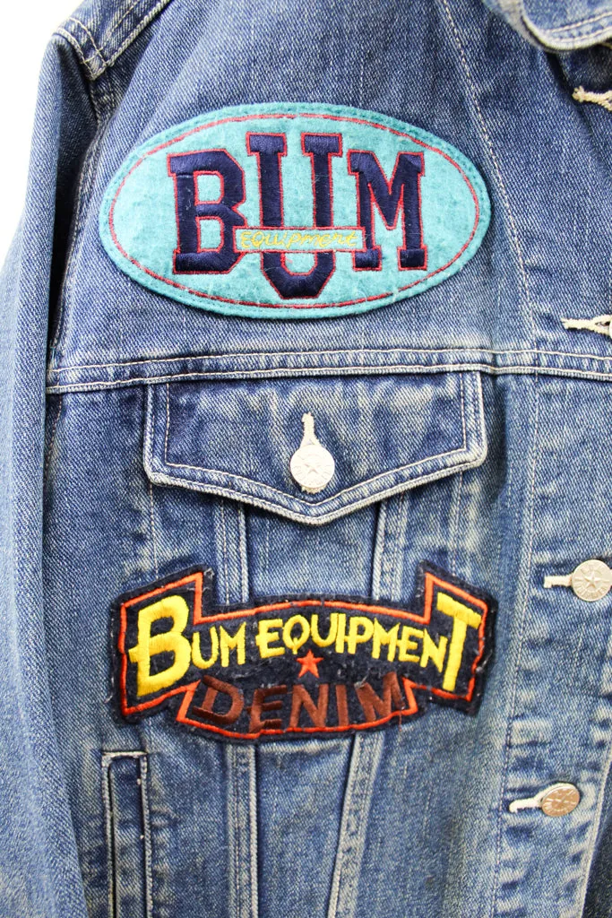 Z- Vintage B.U.M Equipment Patches Denim Jacket sold by HG Vintage product image thumbnail 2