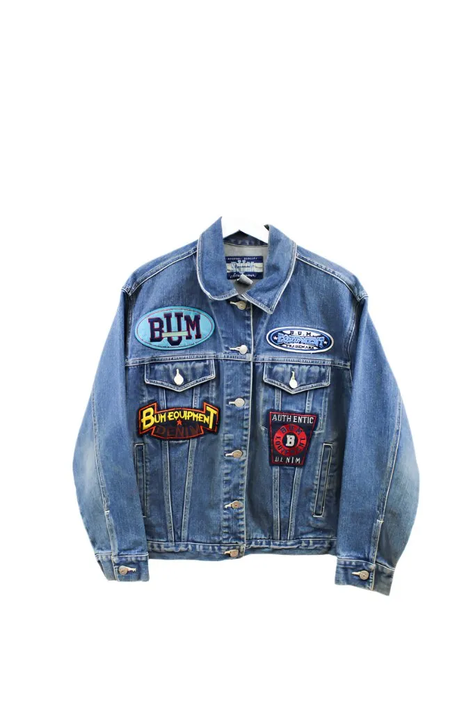 Z- Vintage B.U.M Equipment Patches Denim Jacket sold by HG Vintage