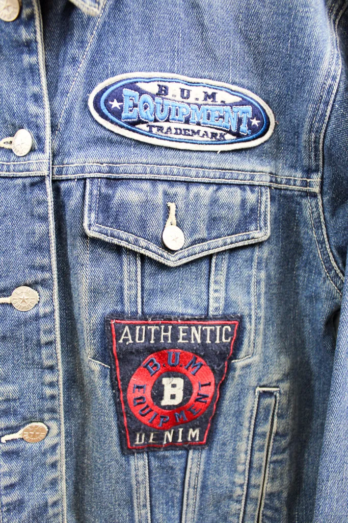 Z- Vintage B.U.M Equipment Patches Denim Jacket sold by HG Vintage product image thumbnail 3