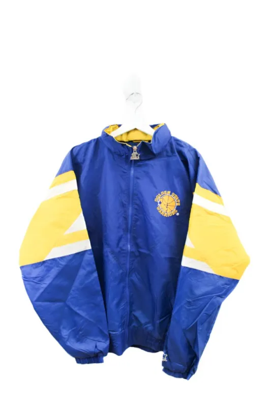 Z- Vintage Golden State Warriors Starter Windbreaker Jacket made by NBA