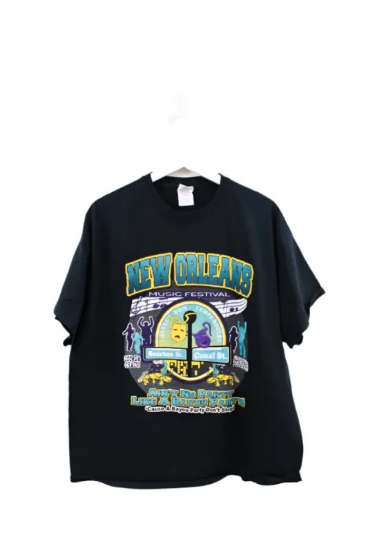 Z- New Orleans Music Festival Graphic Tee sold by HG Vintage