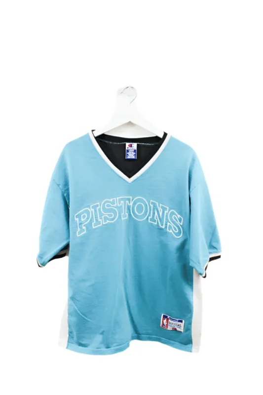 Z- Vintage Detroit Piston NBA Champion Warm Up Shooting Tee made by NBA
