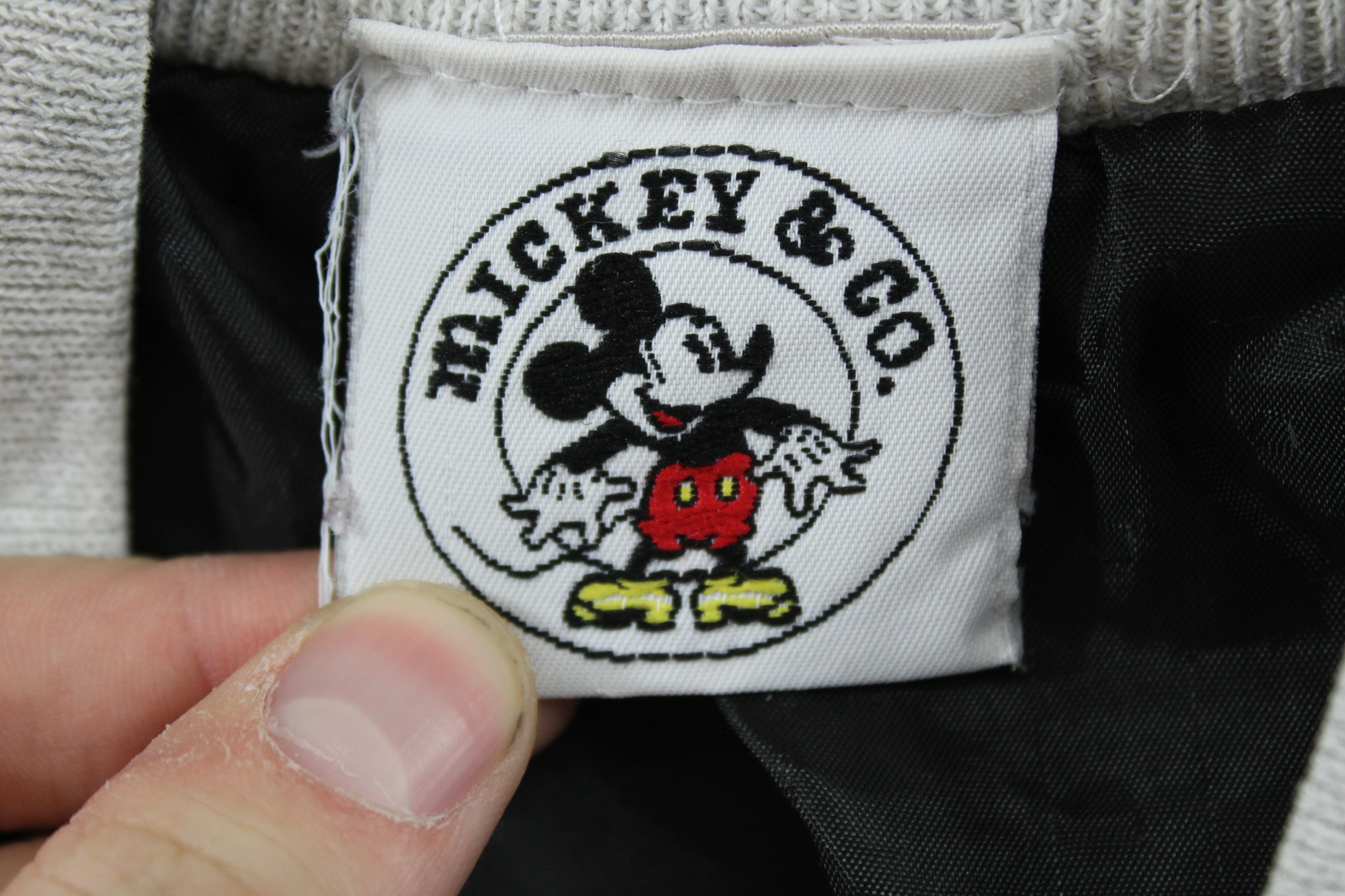 Z- Vintage 90s Disney Mickey Mouse Embroidered Bomber Jacket sold by HG Vintage product image thumbnail 3