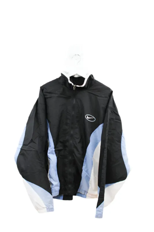 Z- Vintage 90s Nike Embroidered Swoosh Zip Up Nylon Windbreaker sold by HG Vintage