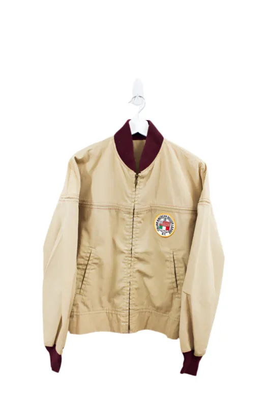 Z- Vintage Italian American Soccer League New York Bomber Jacket sold by HG Vintage