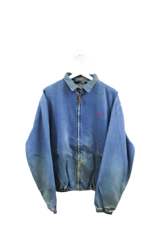 Z- Vintage 80s/90s Ralph Lauren Polo Denim Jacket Made In USA sold by HG Vintage