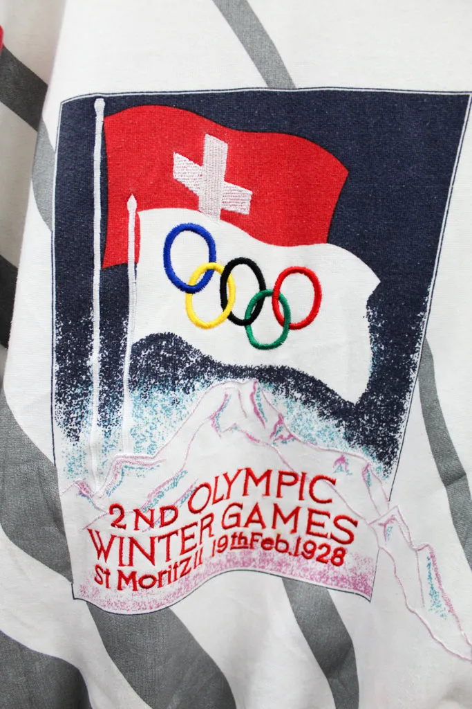 Z- Vintage 80s Adidas Olympic Winter Games St Moritz 1928 Crewneck sold by HG Vintage product image thumbnail 2