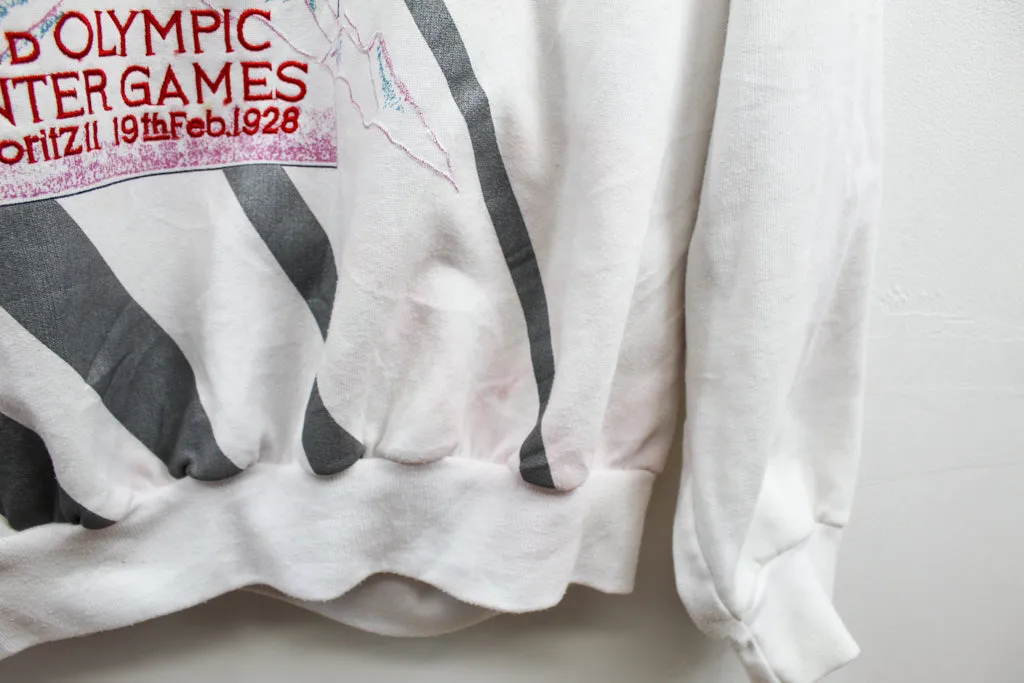 Z- Vintage 80s Adidas Olympic Winter Games St Moritz 1928 Crewneck sold by HG Vintage product image thumbnail 3