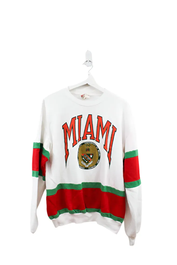 Z- Vintage University Of Miami Nutmeg Crewneck sold by HG Vintage