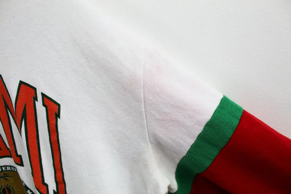 Z- Vintage University Of Miami Nutmeg Crewneck sold by HG Vintage product image thumbnail 3