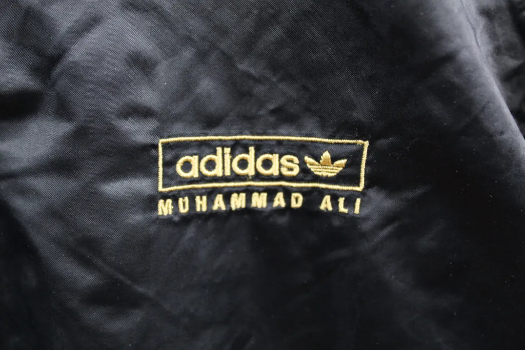 Z- Adidas Muhammad Ali Embroidered Satin Bomber sold by HG Vintage product image thumbnail 2