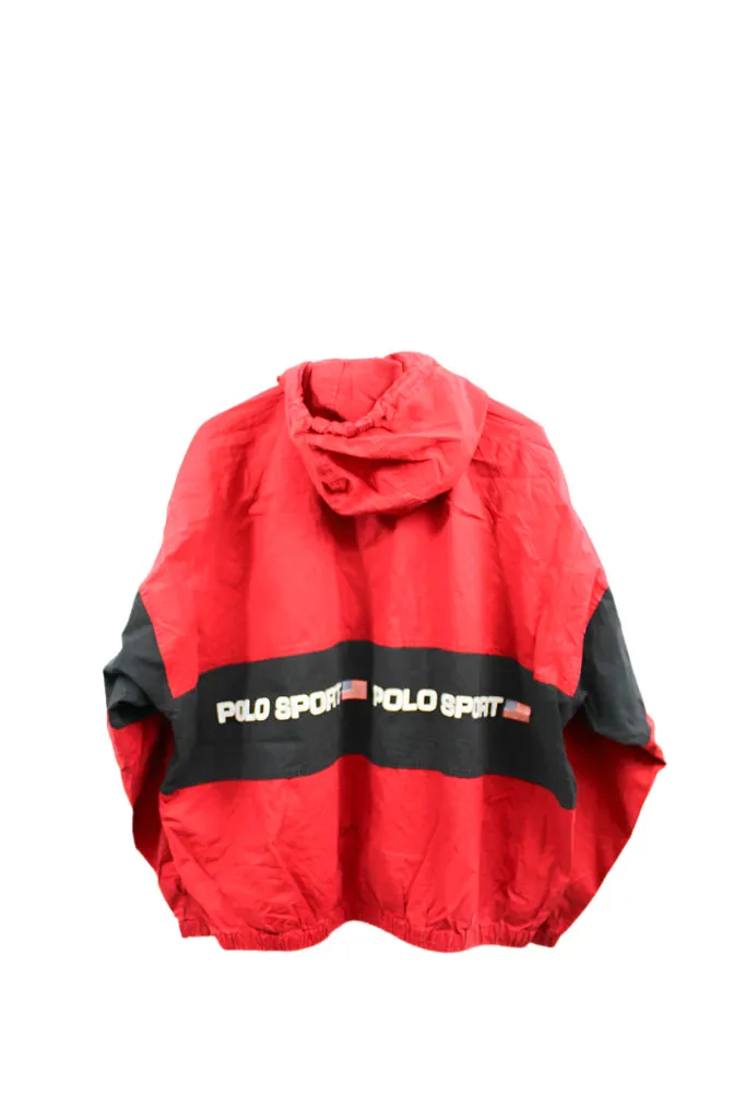 Z- Vintage 90s Ralph Lauren Polo Sports Zip Up Windbreaker sold by HG Vintage product image thumbnail 4