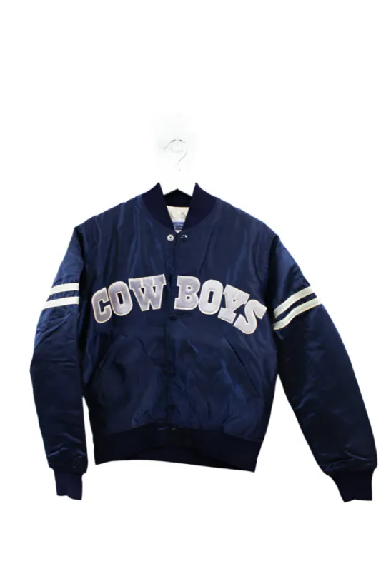 Z- Vintage Dallas Cowboys NFL Starter Satin Bomber sold by HG Vintage