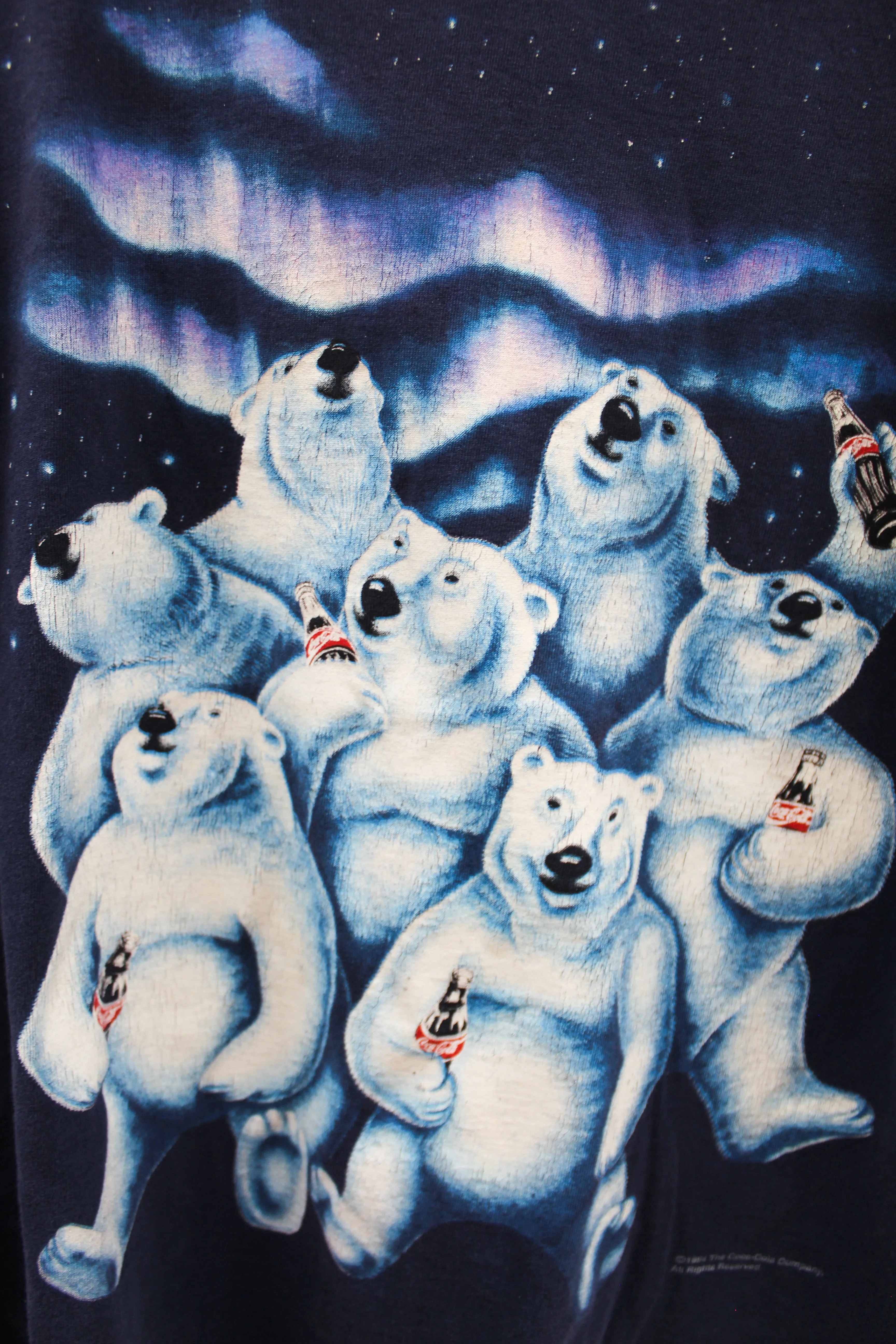 Z - Vintage Single Stitch 1994 Coke Christmas Bears Graphic Tee sold by HG Vintage product image thumbnail 2