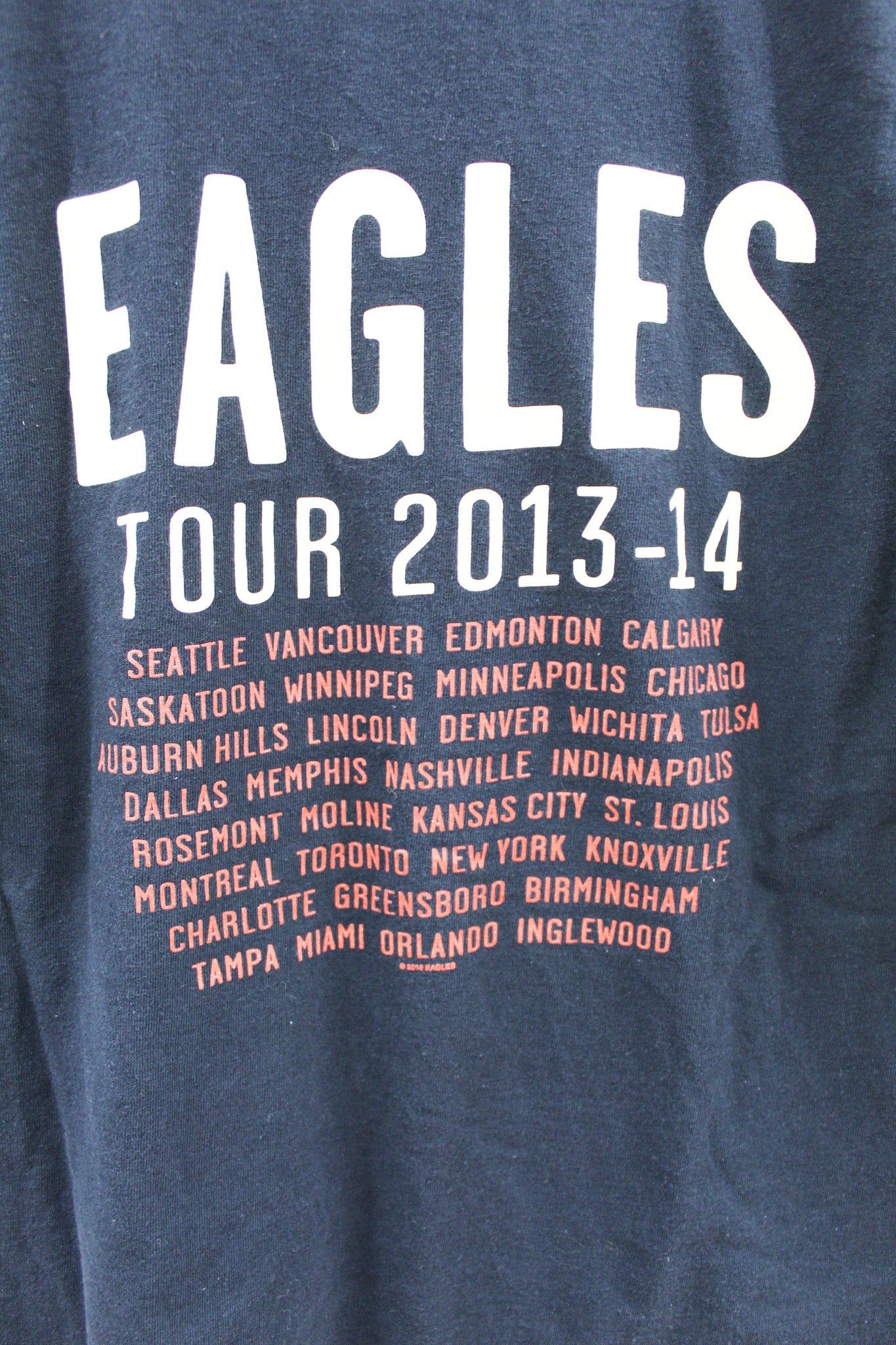Eagles 2013-2014 Tour Tee sold by HG Vintage product image thumbnail 4