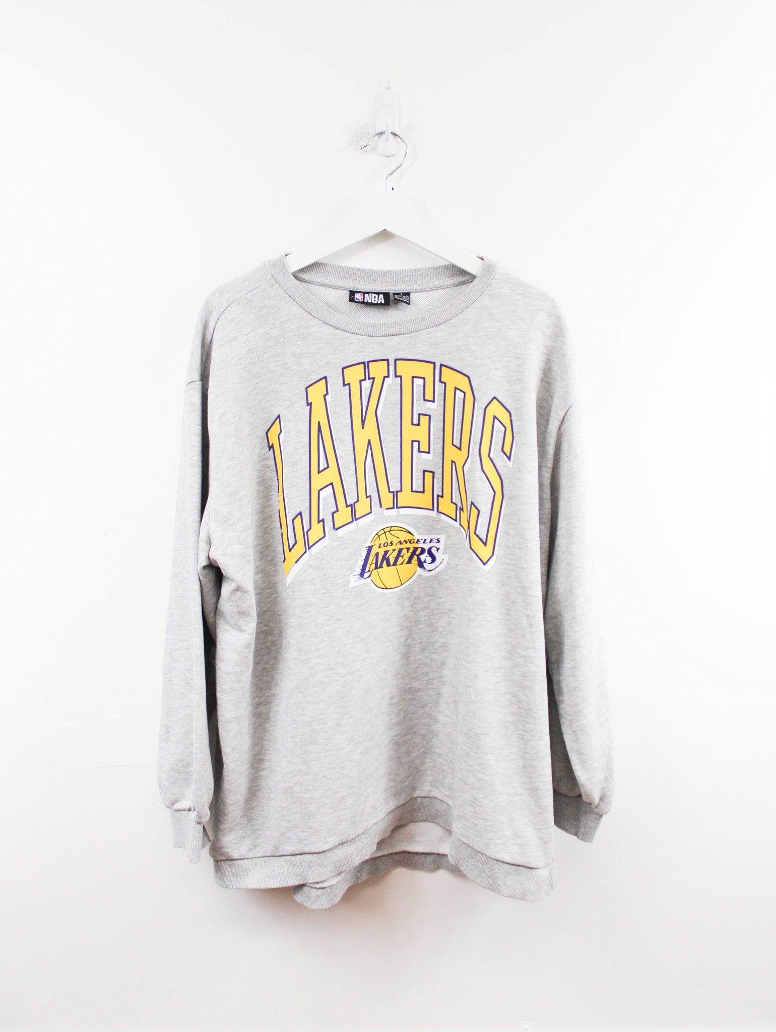 NBA Los Angeles Lakers Logo Crewneck sold by HG Vintage