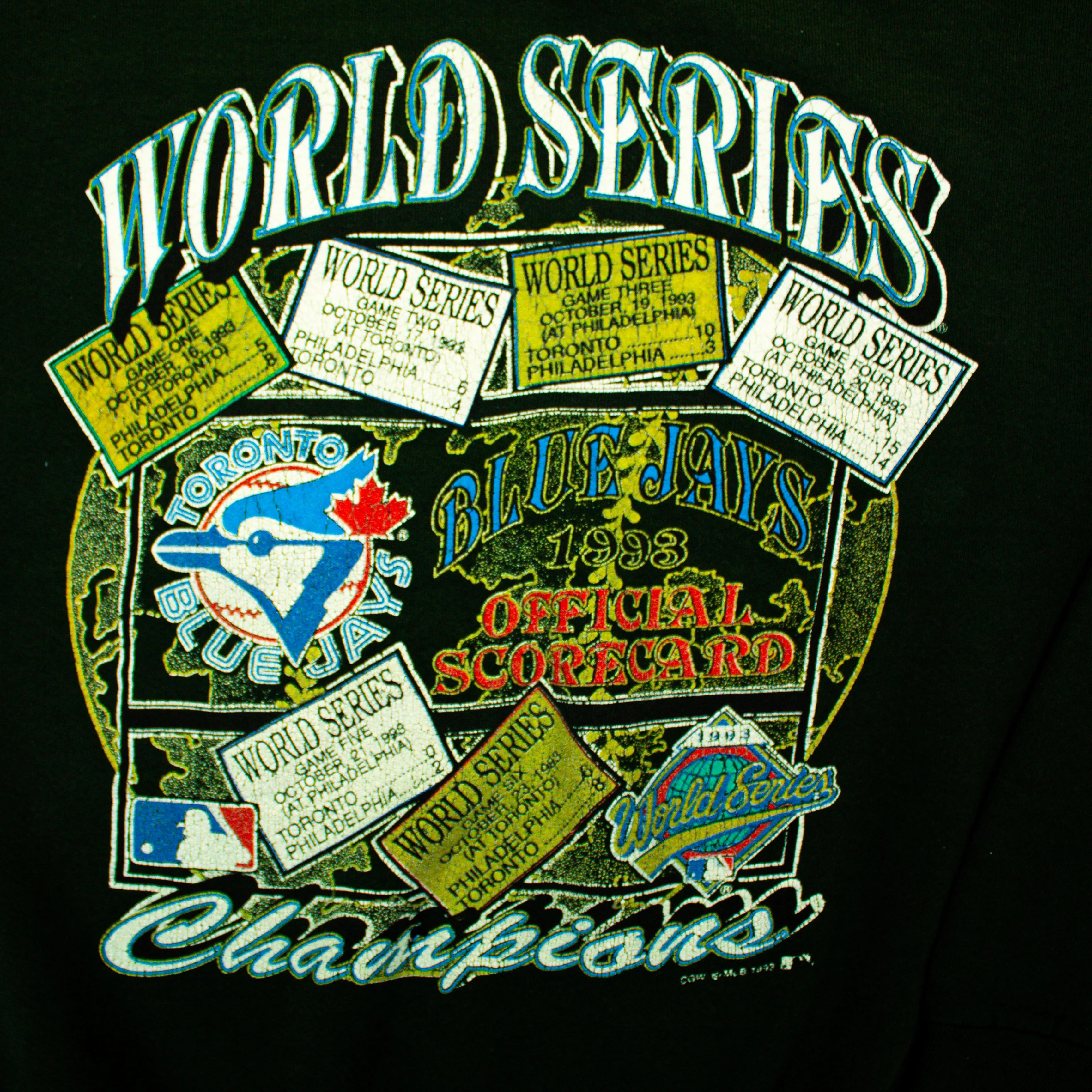 D- Vintage 1992 Toronto Blue Jays MLB World Series Champ Crewneck sold by HG Vintage product image thumbnail 2