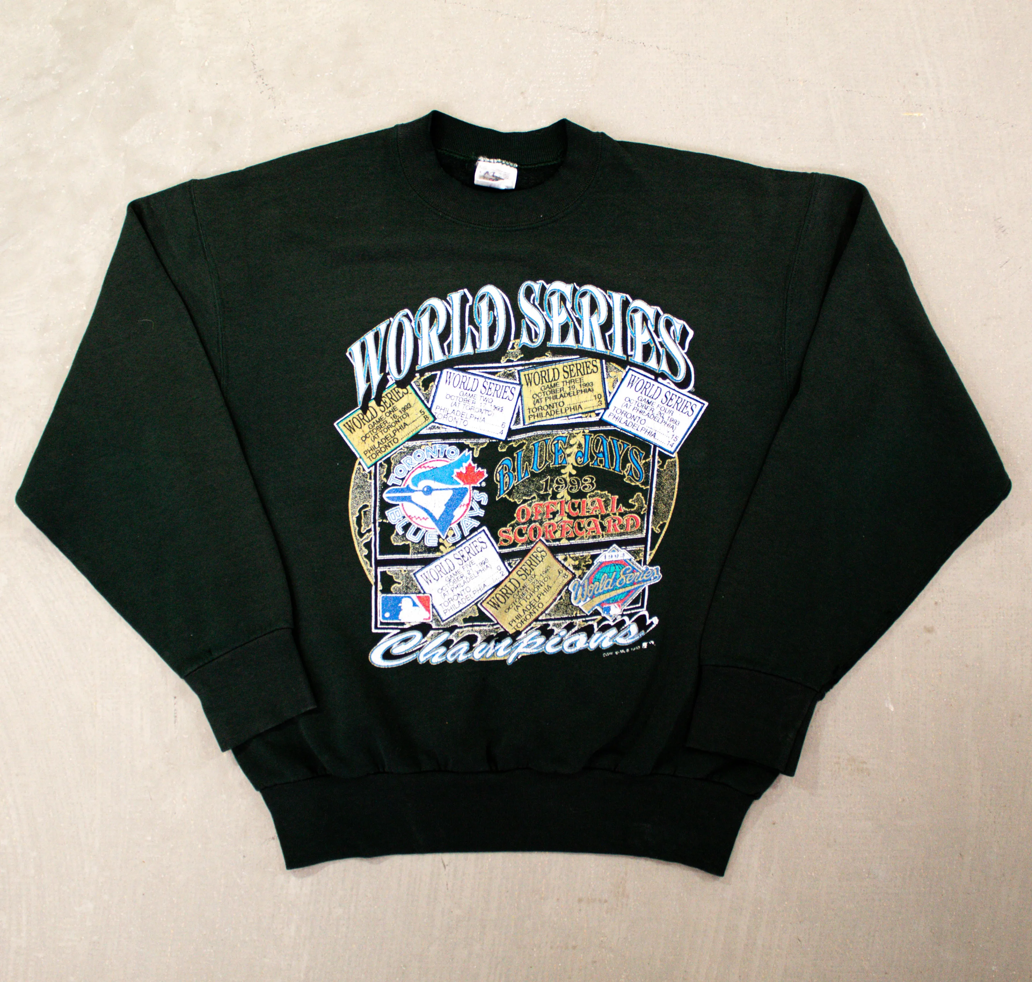 D- Vintage 1992 Toronto Blue Jays MLB World Series Champ Crewneck sold by HG Vintage