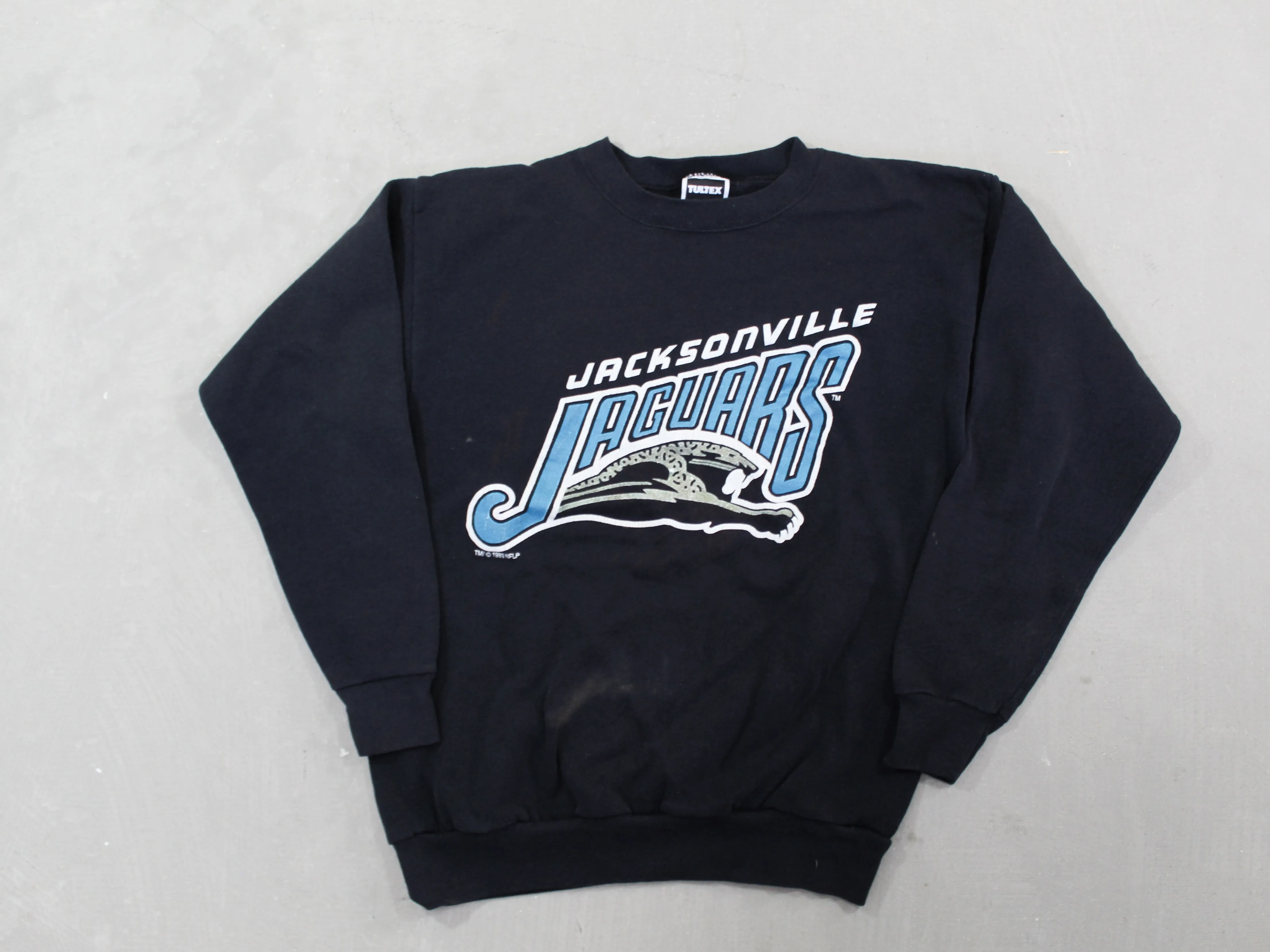 D- Vintage 1993 Jacksonville Jaguars NFL Logo Crewneck sold by HG Vintage
