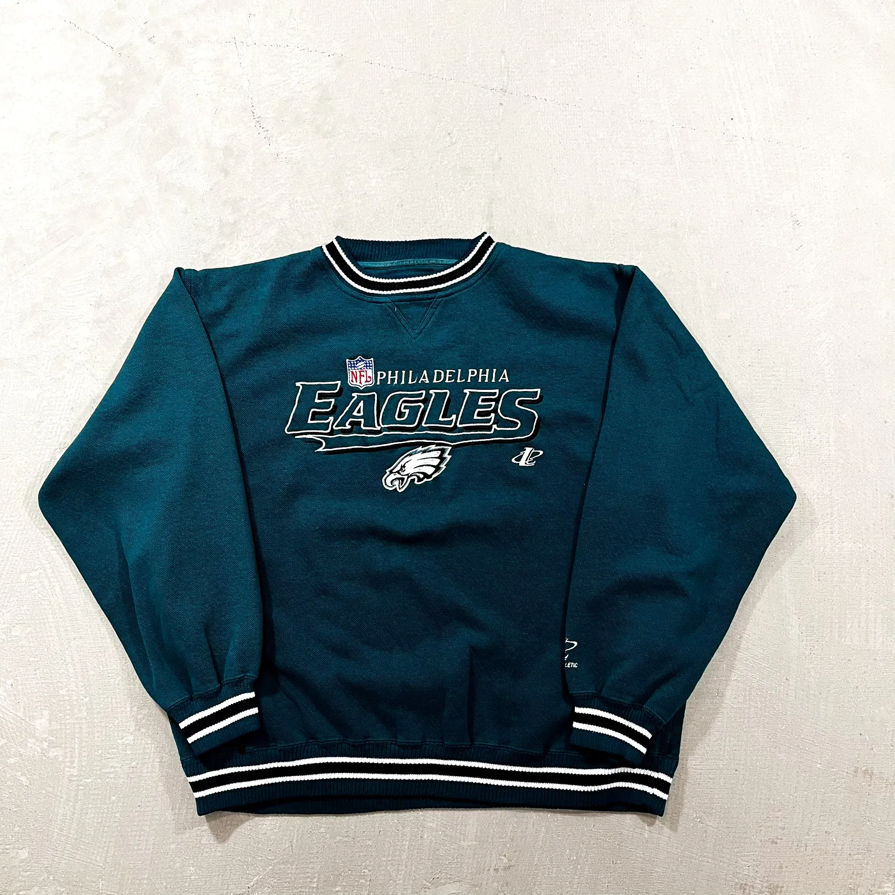 D- Vintage Philadelphia Eagles NFL Logo Athletic Embroidered Logo Crewneck sold by HG Vintage