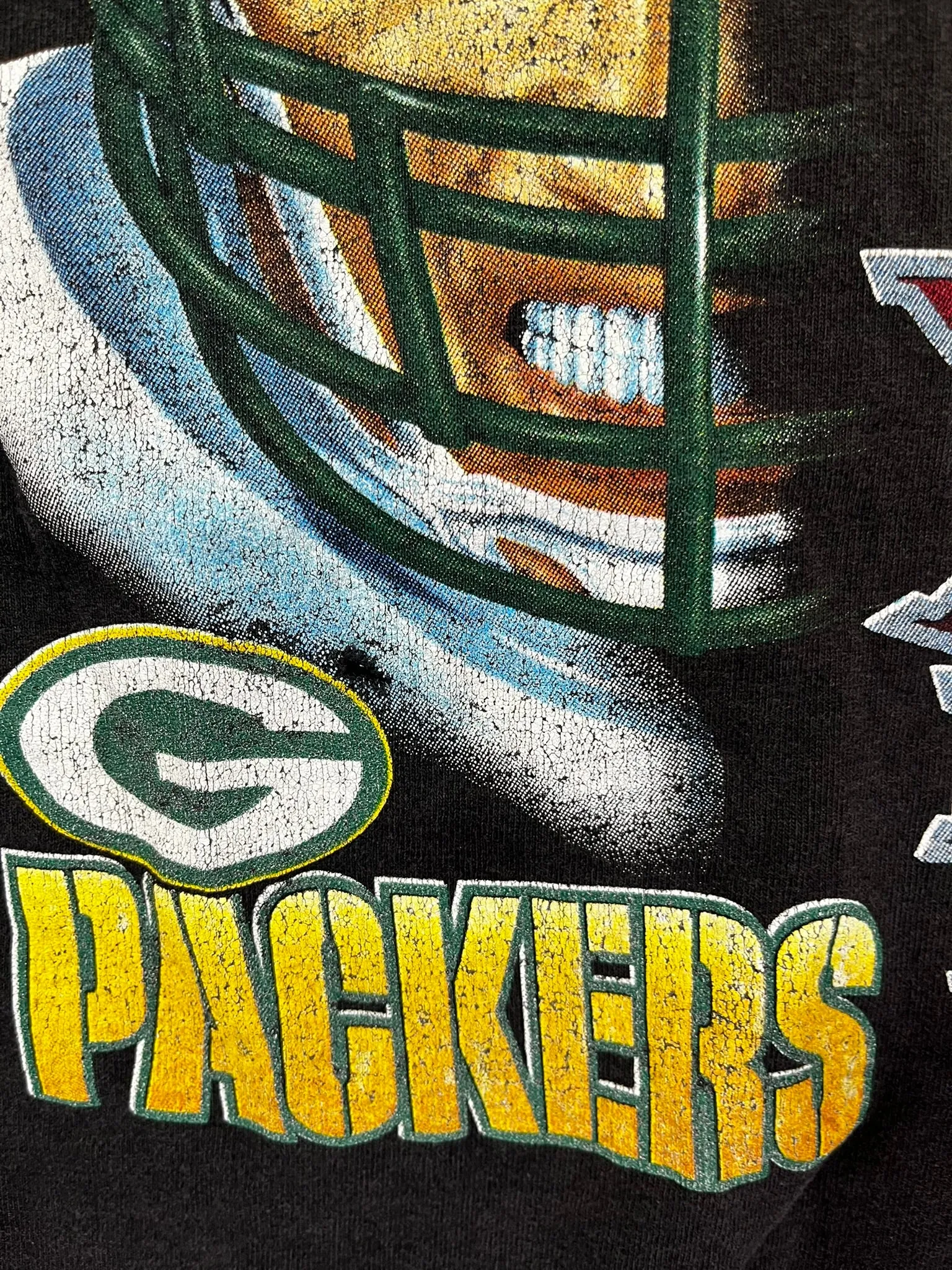 D- Vintage Packers Vs Vikings NFL Starter Graphic Tee sold by HG Vintage product image thumbnail 5
