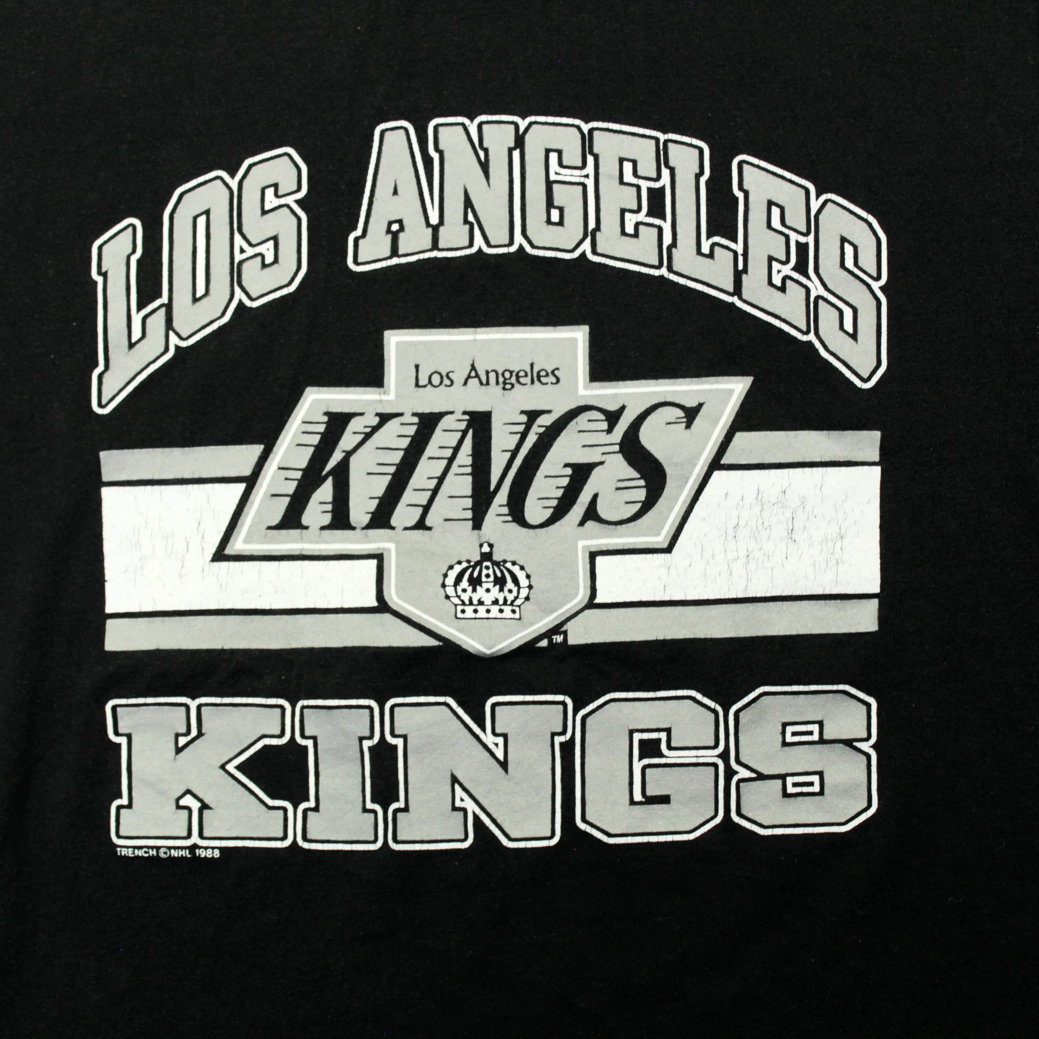 D- Vintage 1988 Los Angeles Kings NHL Text & Logo Single Stitch Tee sold by HG Vintage product image thumbnail 2