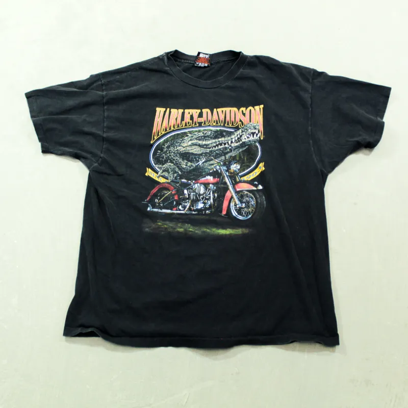 D- Vintage 1990 Harley Davidson Miami Florida Single Stitch Tee sold by HG Vintage